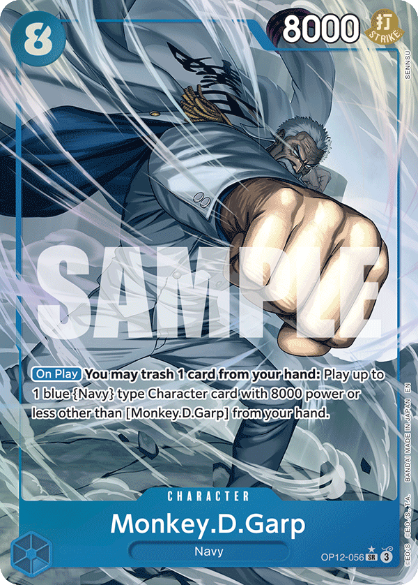 Monkey.D.Garp One Piece card