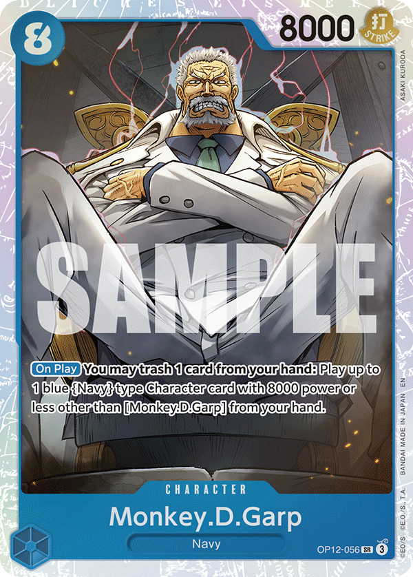 Monkey.D.Garp One Piece card