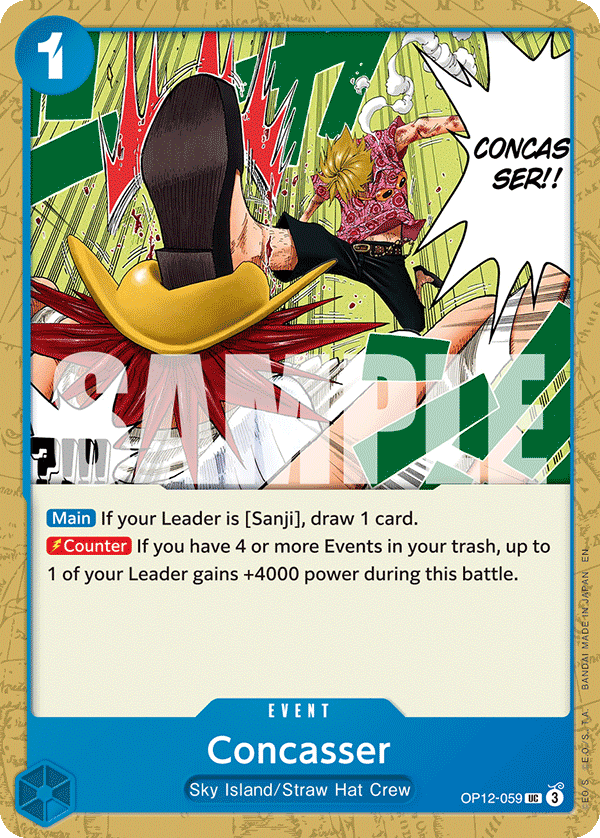 Concasser One Piece card