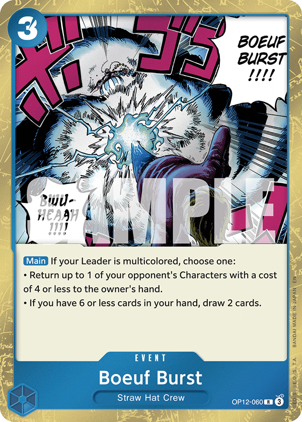 Boeuf Burst One Piece card