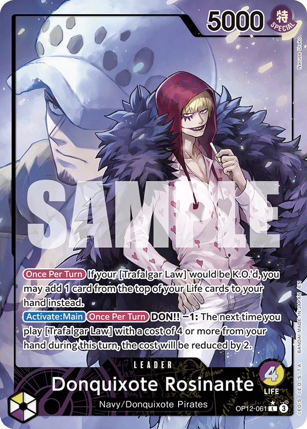 Donquixote Rosinante One Piece card