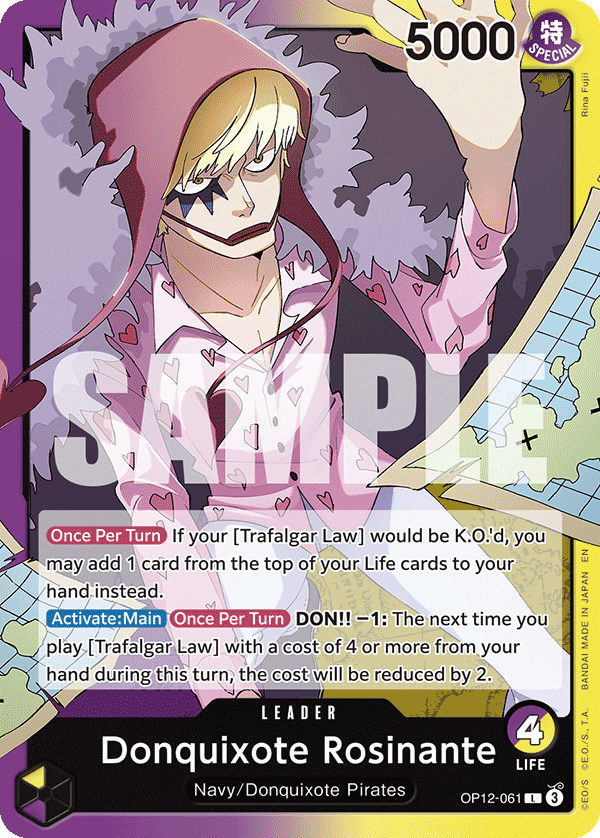 Donquixote Rosinante One Piece card