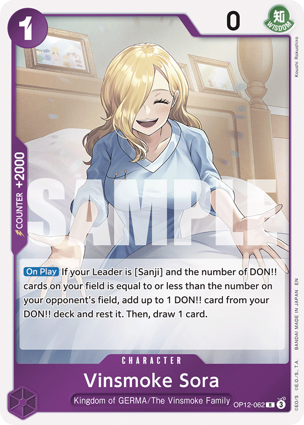 Vinsmoke Sora One Piece card