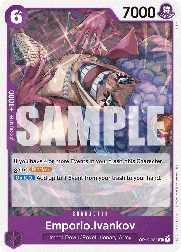 Emporio.Ivankov One Piece card