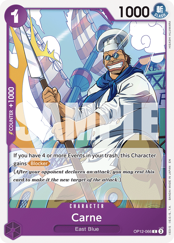 Carne One Piece card