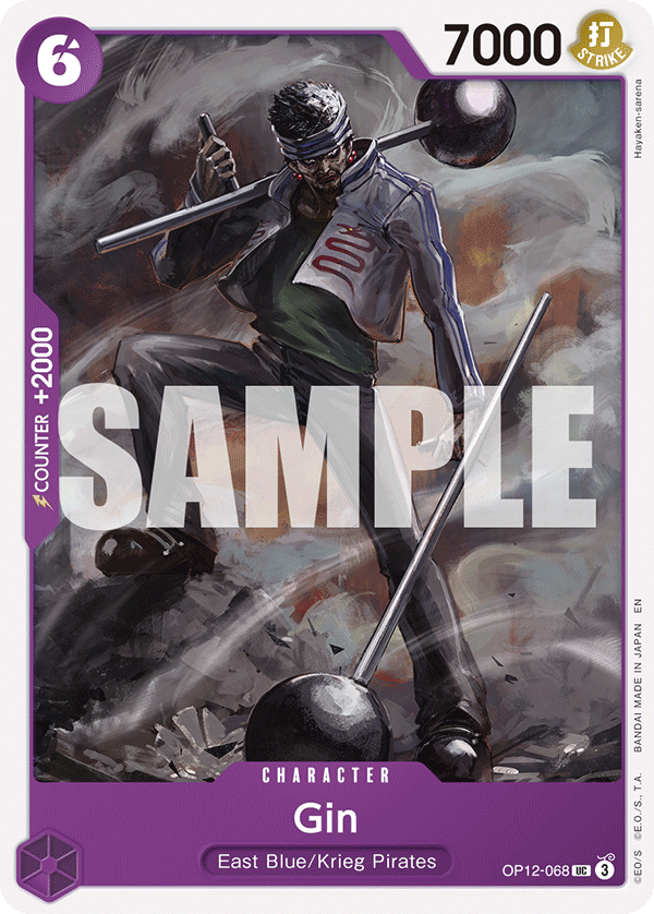 Gin One Piece card