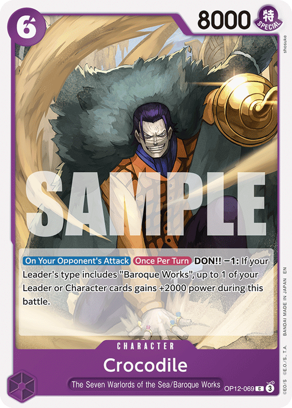 Crocodile One Piece card