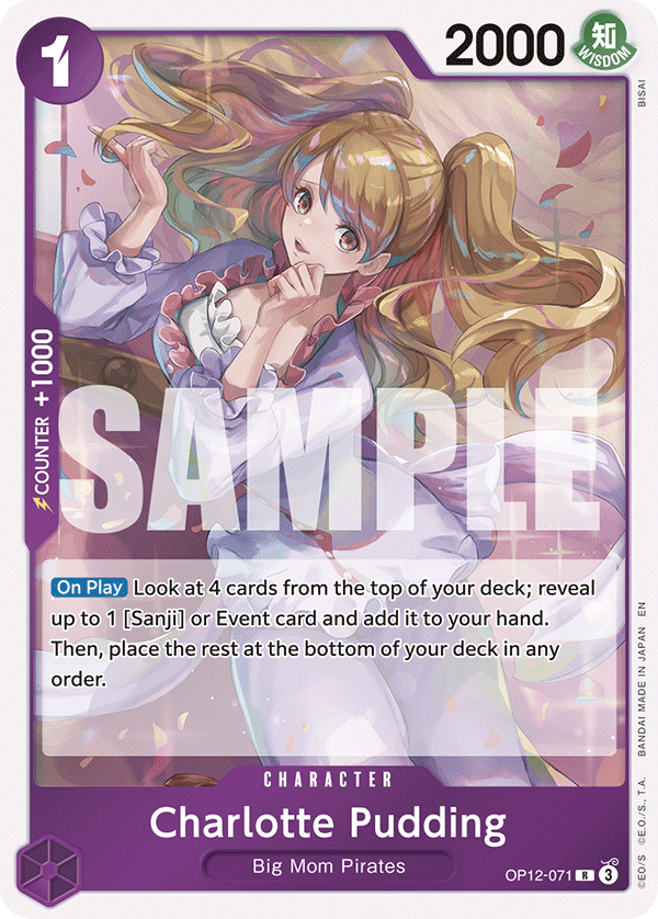 Charlotte Pudding One Piece card