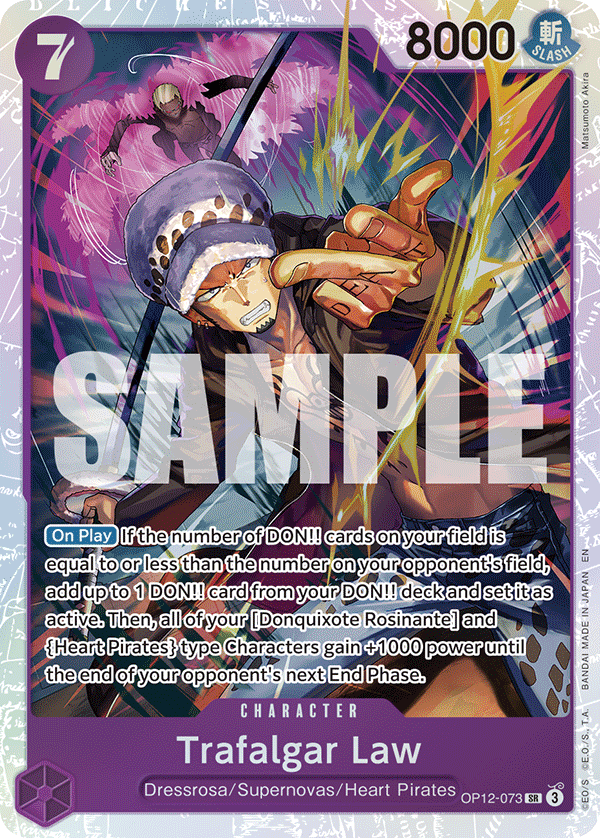 Trafalgar Law One Piece card