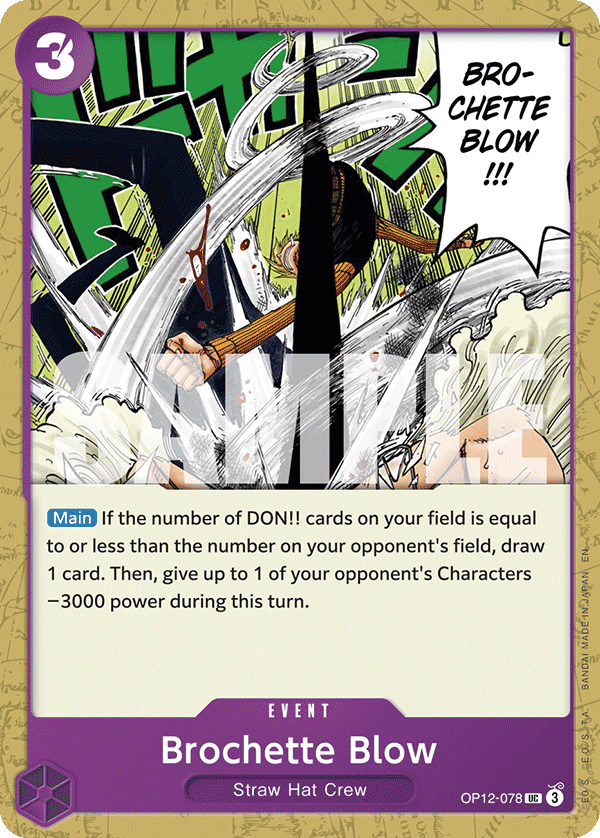 Brochette Blow One Piece card