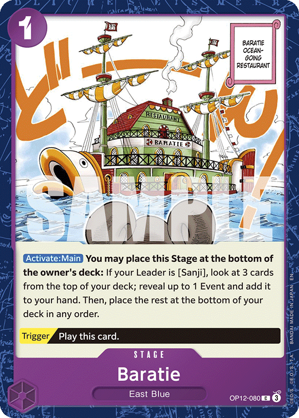 Baratie One Piece card