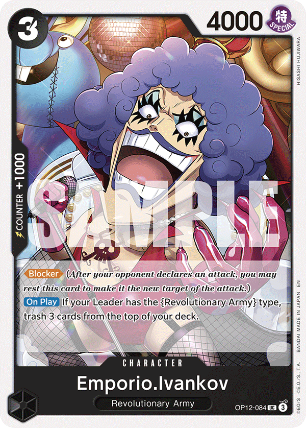 Emporio.Ivankov One Piece card