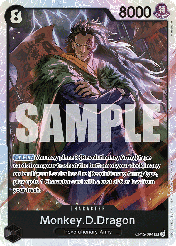 Monkey.D.Dragon One Piece card