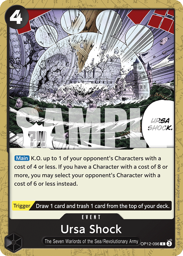 Ursa Shock One Piece card