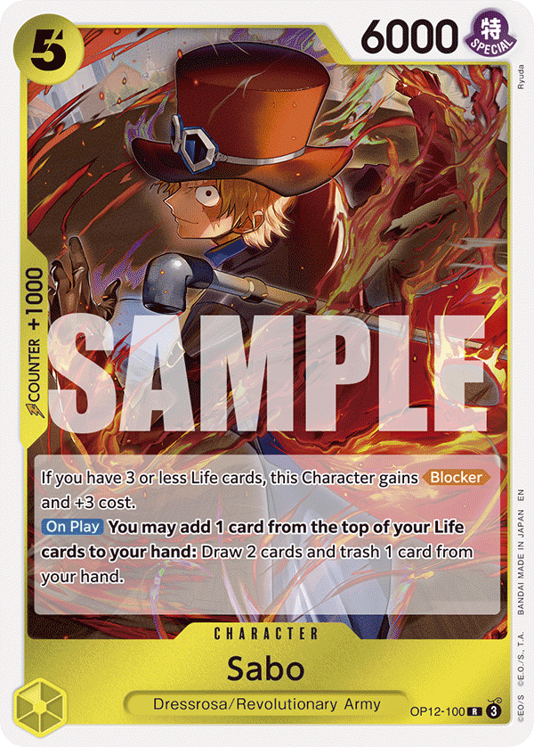 Sabo One Piece card