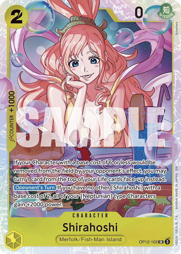 Shirahoshi One Piece card