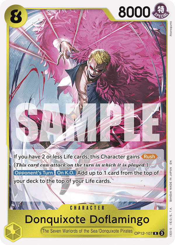 Donquixote Doflamingo One Piece card