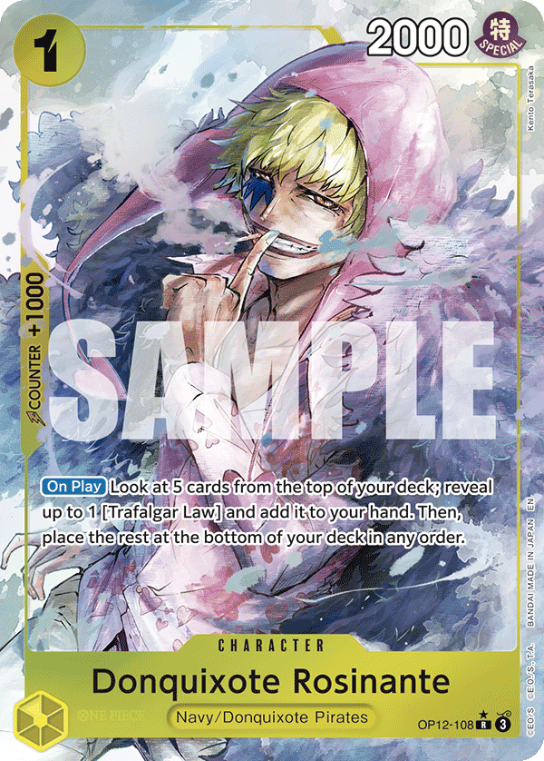 Donquixote Rosinante One Piece card