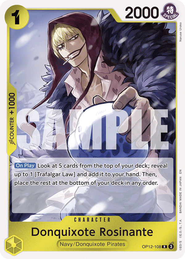 Donquixote Rosinante One Piece card