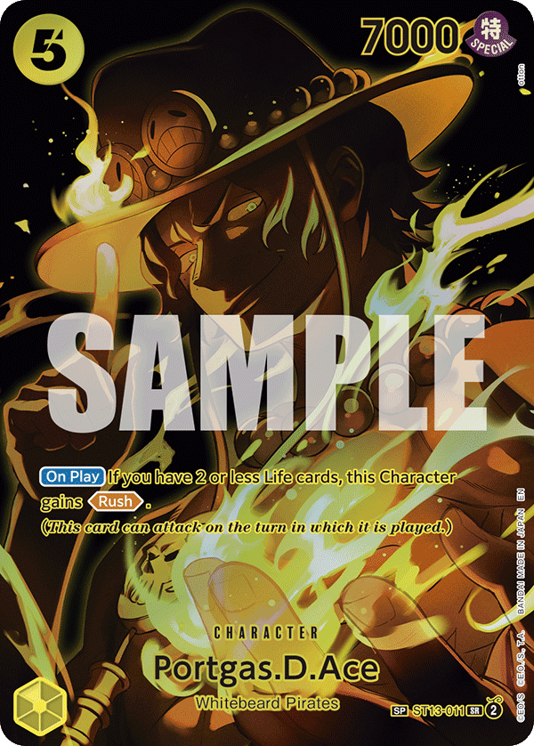 Portgas.D.Ace One Piece card
