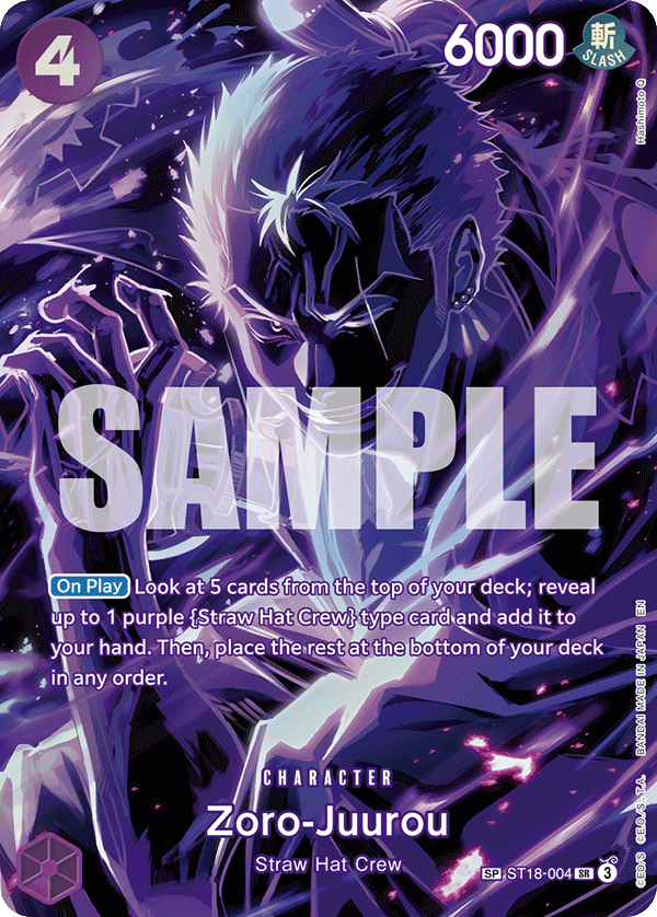 Zoro-Juurou One Piece card