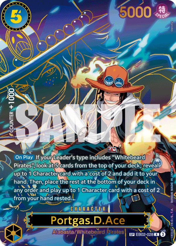 Portgas.D.Ace One Piece card