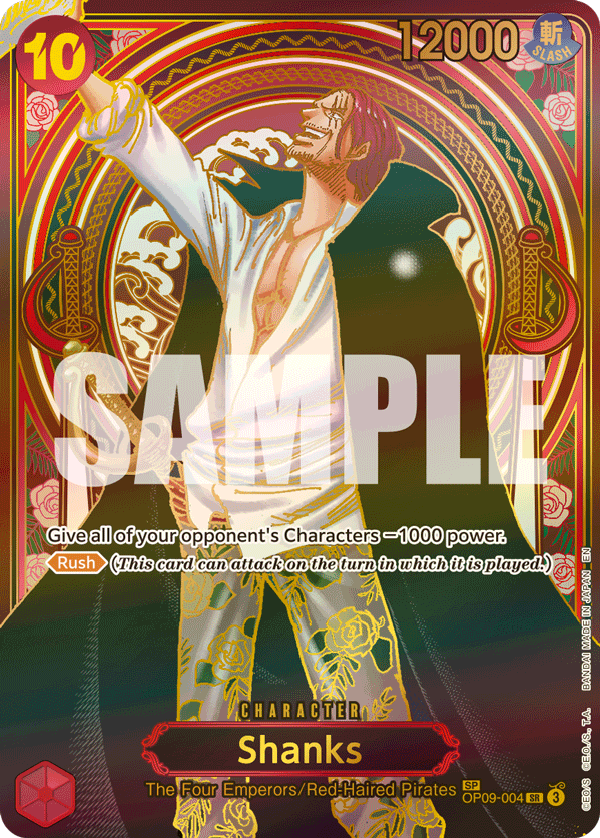 Shanks One Piece card