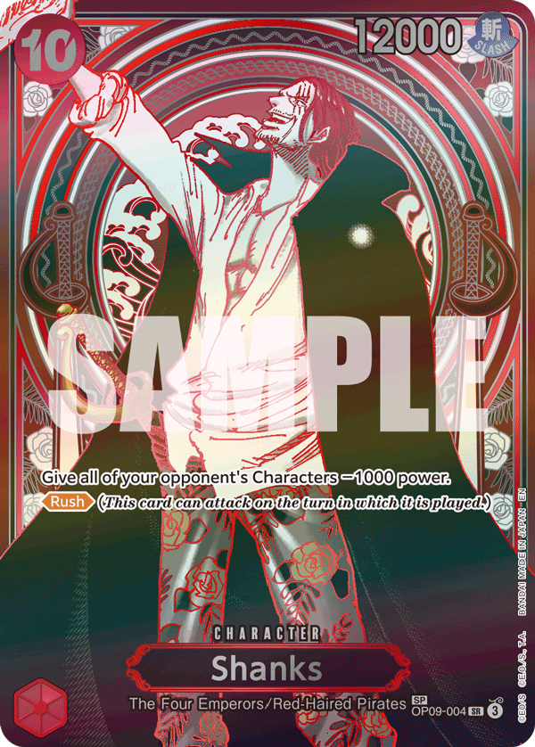 Shanks One Piece card
