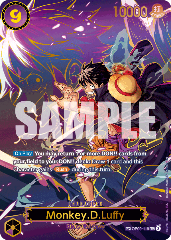Monkey.D.Luffy One Piece card