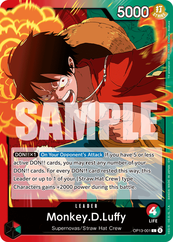 Monkey.D.Luffy One Piece card