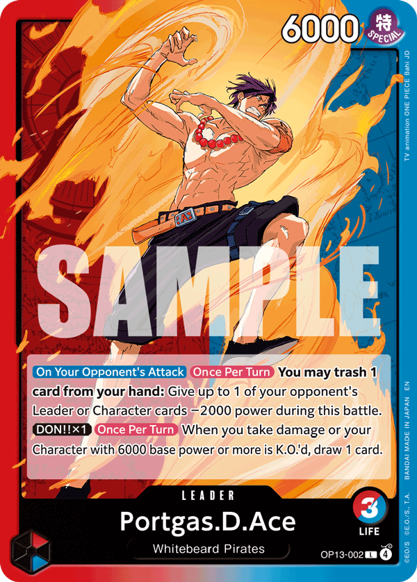 Portgas.D.Ace One Piece card