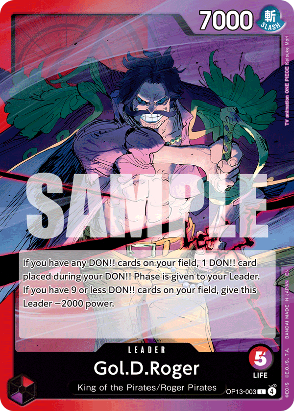 Gol.D.Roger One Piece card