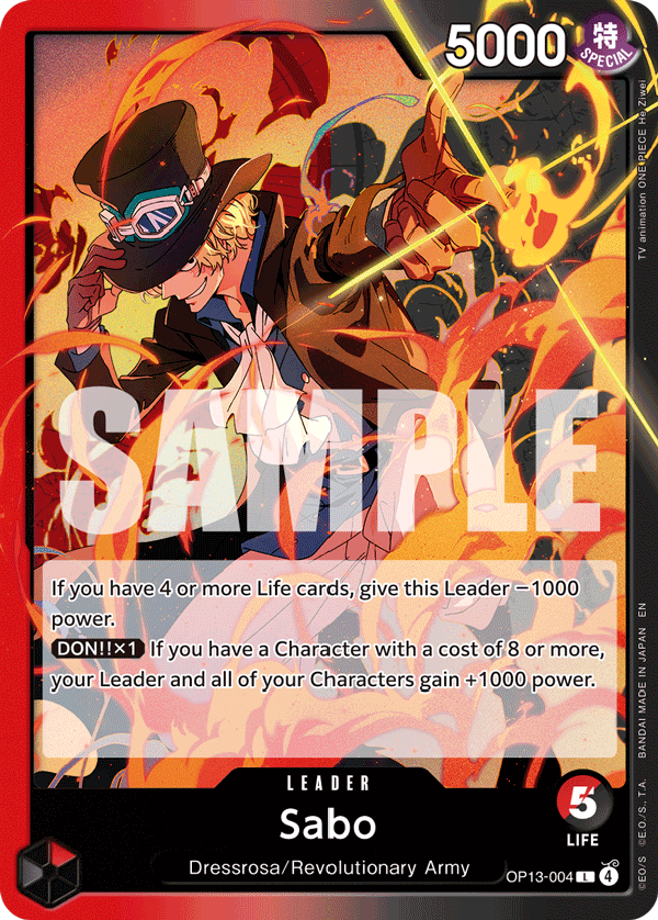 Sabo One Piece card