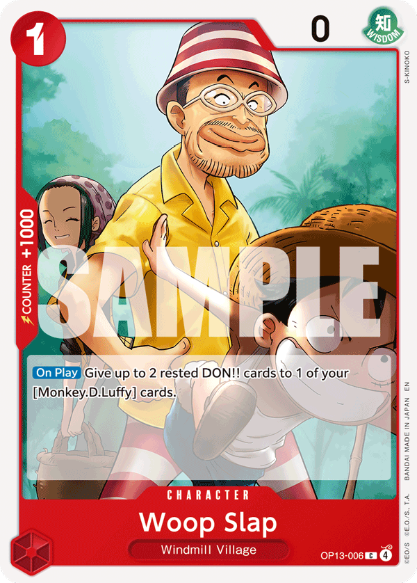 Woop Slap One Piece card