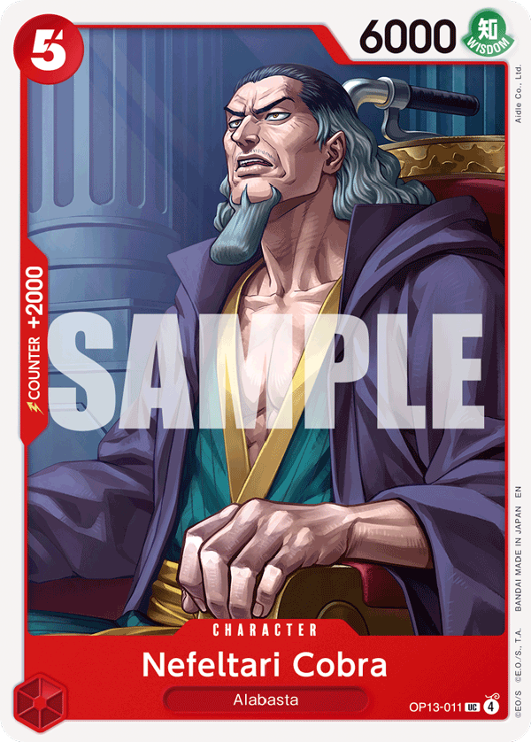 Nefeltari Cobra One Piece card