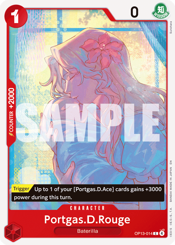 Portgas.D.Rouge One Piece card