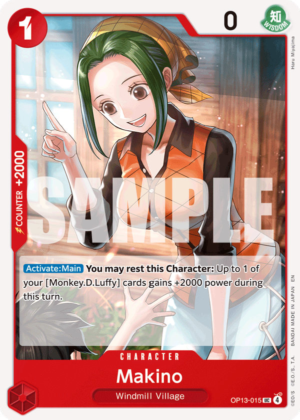 Makino One Piece card