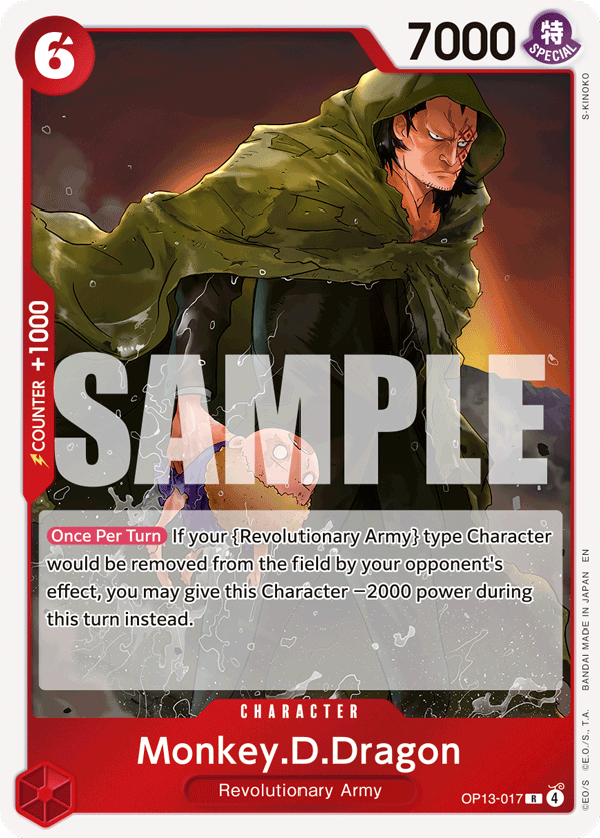 Monkey.D.Dragon One Piece card