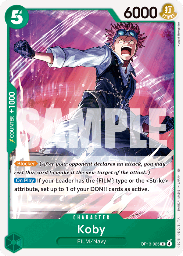 Koby One Piece card