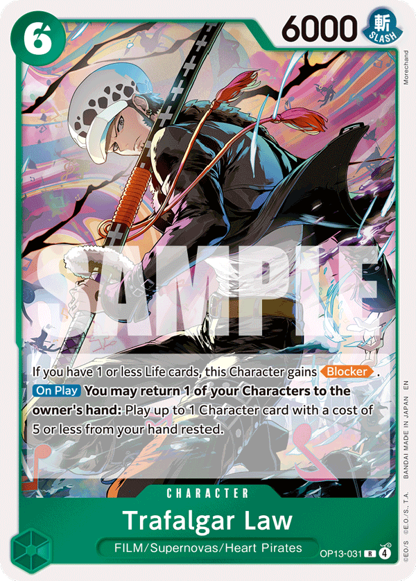 Trafalgar Law One Piece card