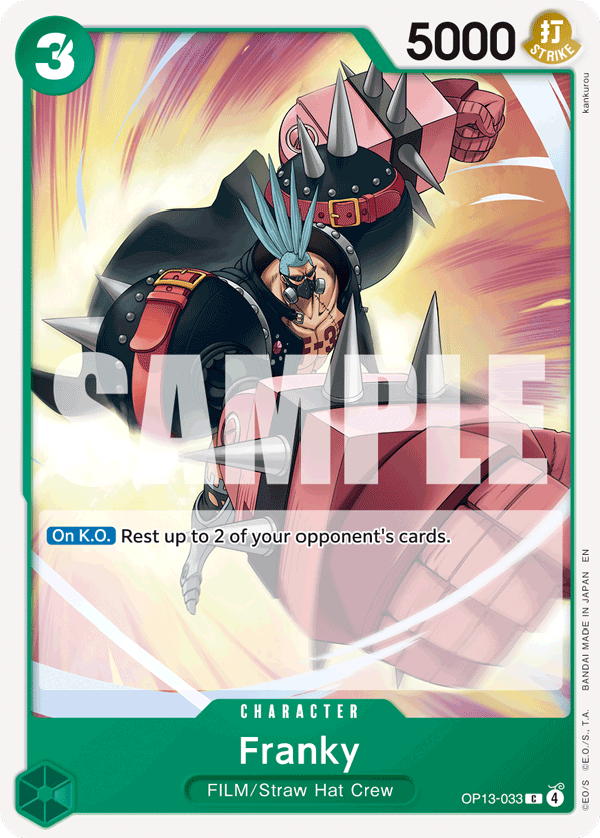 Franky One Piece card