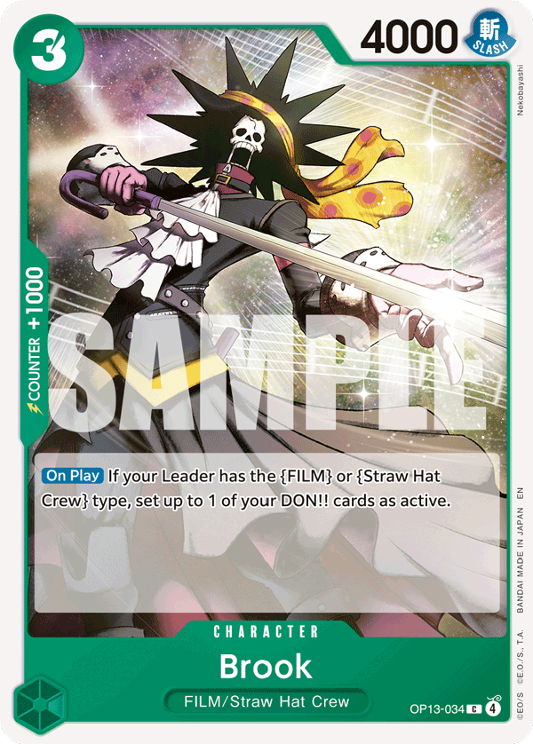 Brook One Piece card