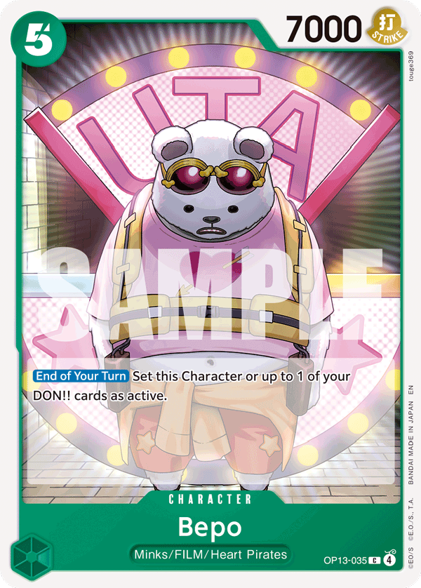 Bepo One Piece card