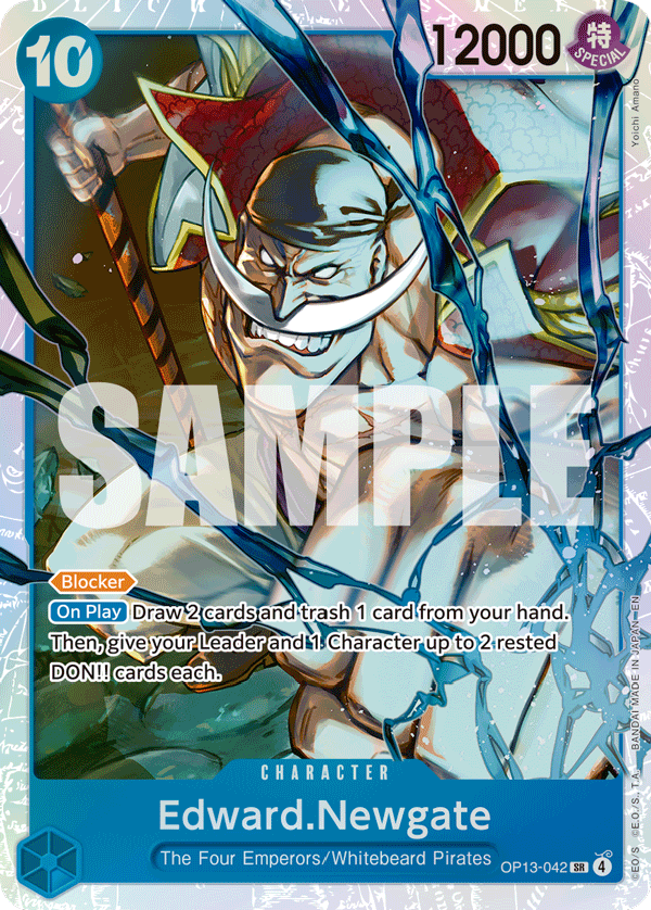 Edward.Newgate One Piece card