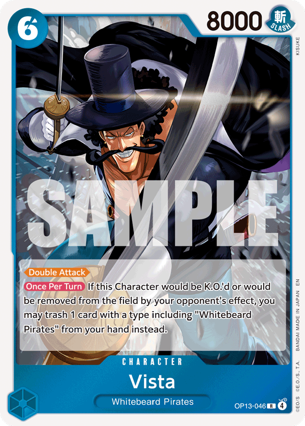 Vista One Piece card