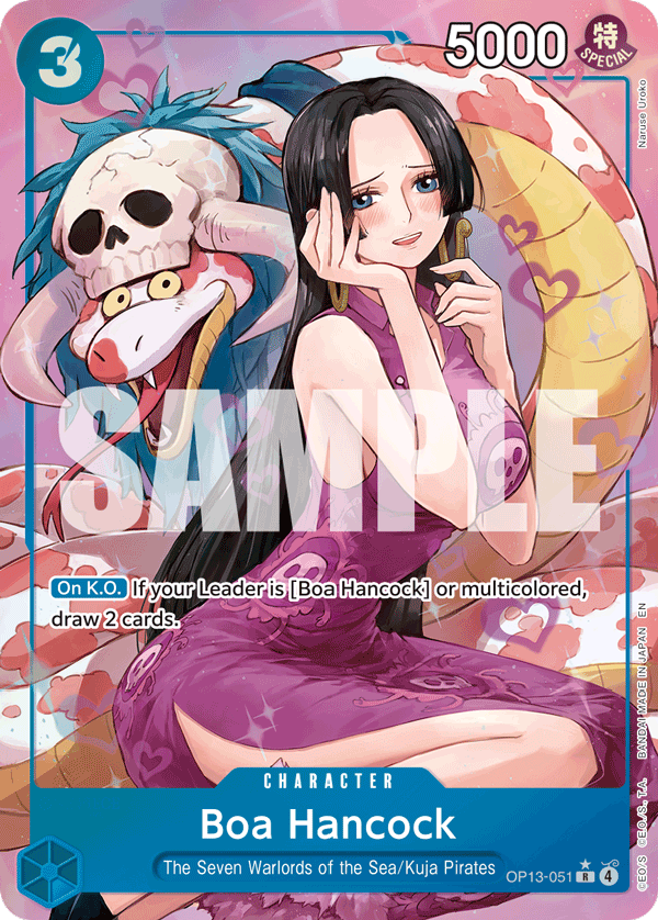 Boa Hancock One Piece card