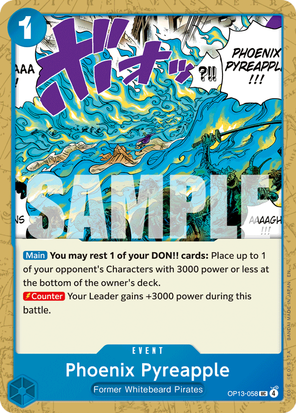 Phoenix Pyreapple One Piece card