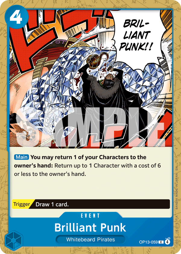 Brilliant Punk One Piece card