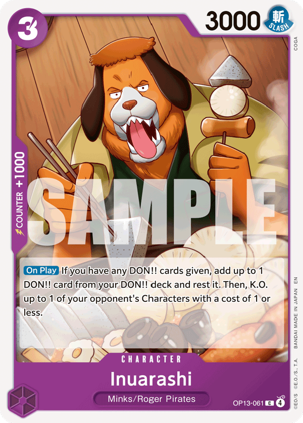 Inuarashi One Piece card
