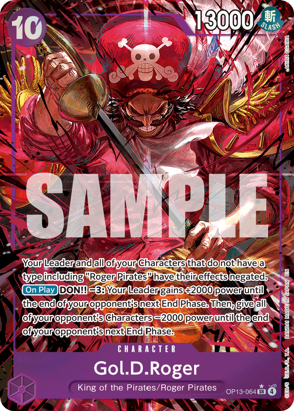 Gol.D.Roger One Piece card